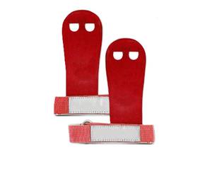 2025 cuero de vaca personalizado levantamiento de pesas gimnasia empuñadura ajustable barra alta empuñaduras gimnasia pull up entrenamiento - Product Image 2