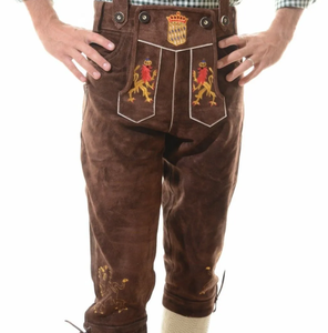 Bavarian Lederhosen Pantalones/Pantalones para hombres Pantalones de alta calidad - Product Image 1