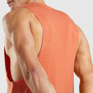 Quick Dry Plus Size Breathable Comfortable <b>Men</b> <b>Singlet</b> 100% Cotton Gym Athletic Vests Training <b>Singlets</b> - Product Image 4