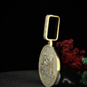 Pendentif personnalisé en moissanite VVS, pendentif hip-hop en argent sterling 925, bijoux fins pour hommes et femmes par Phoenix Enterprise - Product Image 5