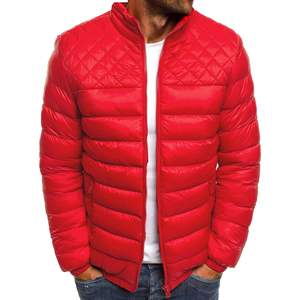 Chaqueta Acolchada con Logotipo Personalizado de la Mejor Calidad, Cuello Alto, Estilo Invernal, Precio al por Mayor, Tela de Lona, Diseño Impreso Avanzado - Product Image 1