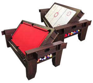 Mesa de juego multifunción 2 en 1 al por mayor de fábrica, mesa de hockey de aire de billar de alta calidad - Product Image 1
