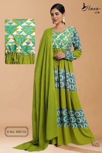 Robe abaya en dentelle brodée de haute qualité au moyen-orient avec ceintures caftan marocain - Product Image 6