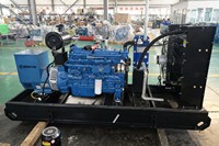 80KW Synthesegas/Biogas/Erdgas LPG Wassergekühlter 95% Effizienter 400V 50/60Hz Bürstenloser Turbinengenerator mit Autostart und Fernstart