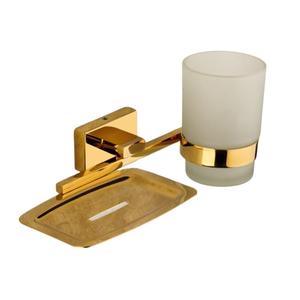ที่วางแปรงสีฟันทองเหลืองคุณภาพพรีเมียมสุดหรู ดีไซน์ทันสมัย ติดผนัง สำหรับตกแต่งห้องน้ำ สินค้าขายดีสำหรับใช้ในบ้าน - Product Image 5