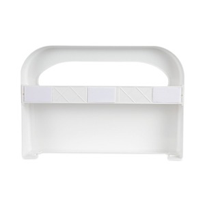 Blanco Boardwalk de 16 pulgadas X 3 pulgadas. X 11.5 pulgadas Dispensador de fundas para asiento de inodoro, plástico, 2/caja - Product Image 2