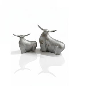 Figurine de girafe en aluminium moderne, sculpture d'animal haute, objet de décoration de table de luxe, décoration de la maison et du bureau, articles décoratifs - Product Image 4