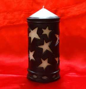 <b>Candle</b> <b>Jar</b> Empty Glass with Bamboo Lid Wholesale Colorful Frosted Amber Black Clear Valentine Print Handmade Silk Metal Cylinder - Product Image 6