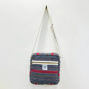 Diseñador de cáñamo hecho a mano de algodón Unisex Sling Bags Ecológico Sostenible Elegante Handloom Artesanía para uso nocturno - Product Image 1