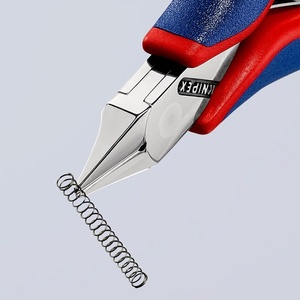 For KNIPEX 115 mm Electronic Side Cutters with 5 Beveled <b>Small</b> Shape and Multi-Component Handles <b>Mirror</b>-Polished Pliers - Product Image 4