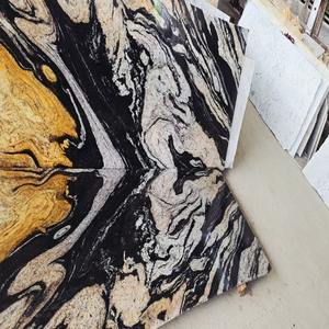 Granite rouge magma, grande dalle, moderne, découpe sur mesure pour villa, salle à manger, chambre à coucher, décoration, projets de paysagisme professionnels, pavage de luxe - Product Image 4