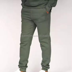 Conjunto Deportivo de Dos Piezas para Hombre, Estilo Jogger, Ecológico, con Parches, Diseño Sólido, Pantalones Acampanados - Product Image 5