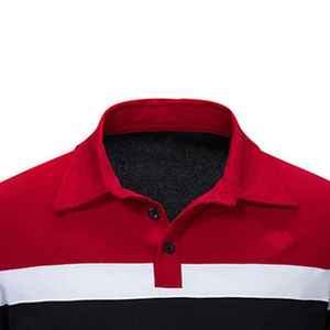 Chemises polo pour hommes de qualité supérieure, nouveau design, vente chaude, séchage rapide, logo personnalisé, vêtements de rue, t-shirt à manches courtes respirant pour hommes - Product Image 4