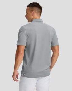 Polo à logo personnalisé pour hommes T Shirt Polo à manches courtes en coton et polyester mélangés respirant Fabricant de gros d'usine OEM - Product Image 3