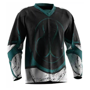 Maillots de hockey sur glace personnalisés pour équipes uniformes de hockey sur glace de qualité professionnelle pour les clubs américains vêtements d'équipe entièrement sublimés - Product Image 3