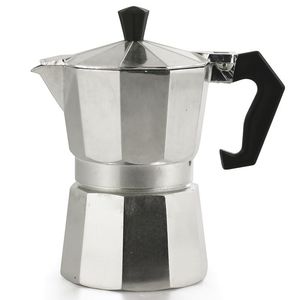 Set Macchina per Caffè Espresso Tradizionale Morning Chef da 3 Tazze, Design Classico con Moka Portatile in Alluminio, Ceramica, Vetro e Metallo - Product Image 1