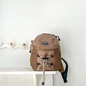 <b>Cute</b> Fruit Snail Softback Backpack 21L Zipper Closure Water Resistant Hiking Daypack Brown Geometric Pattern Curved Straps - Product Image 1