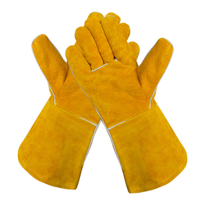 Vente en gros d'usine OEM gants de sécurité en nitrile fabriqués en cuir de chèvre pour usage industriel et conducteur gants de travail - Product Image 1