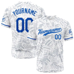 Venta al por mayor de alta calidad de los hombres de impresión por sublimación Jersey de béisbol Productos Premium Camisetas transpirables - Product Image 4