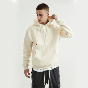 Sweat-shirt à capuche unisexe doublé en polaire avec logo personnalisé Sweats à capuche unis pour hommes Hiver chaud et décontracté Streetwear - Product Image 2