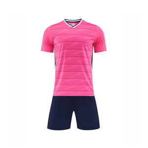 Sublimation Men's Soccer Football Uniform Set Soccer Shirts And <b>Shorts</b> Wholesale Customized Football Jersey Training Kits - Product Image 5
