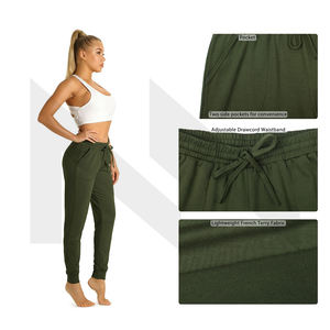 กางเกงผู้หญิงสีทึบใส่สบาย - Product Image 6