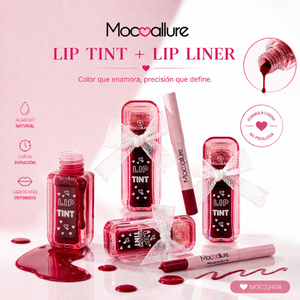 Set Labios Mocoallure Ragazza Carina |   Tinta Labbra a Base d'Acqua e Delineatore - Product Image 2