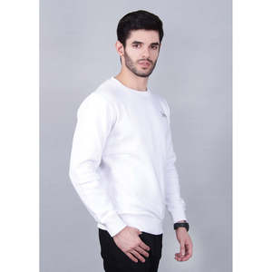 เสื้อสเวตเชิ้ตคอกลม ALVIT ผ้าฟลีซขนาดใหญ่พิเศษสำหรับฤดูใบไม้ร่วง  โลโก้สั่งทำ  ป้องกันรอยยับ ป้องกันการหดตัว  ลายพิมพ์สกรีน  ไม่มีฮู้ด - Product Image 3