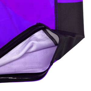 เสื้อแรชการ์ด OEM สั่งทำได้ ขายดี ยืดหยุ่นได้ พิมพ์ลายแบบซับลิเมชั่น ทรงทันสมัย คอกลม แขนสั้น ป้องกันรังสียูวี 50 ระบายอากาศได้ดี แห้งเร็ว - Product Image 6