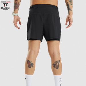 Pantalones cortos de lucha BJJ MMA con logotipo personalizado de alta calidad para hombres UFC Training Grappling Jiu Jitsu No Gi Shorts Impresión por sublimación - Product Image 5