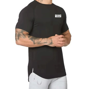 Bajo MOQ Fitness Wear Hombres Gimnasio Camisetas Para Venta En Línea Secado Rápido Cómodo Hombres Gimnasio Camisetas - Product Image 5