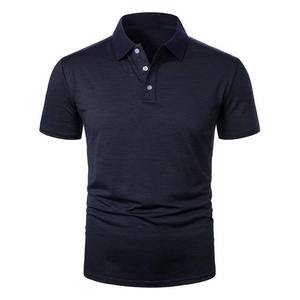 High Quality Custom Embroidery <b>Men's</b> Heavyweight Cotton Plus Size Short Sleeve T <b>Shirt</b> Navy Blue <b>Slim</b> <b>Fit</b> <b>Polo</b> <b>Shirts</b> <b>Men</b> Casual - Product Image 1
