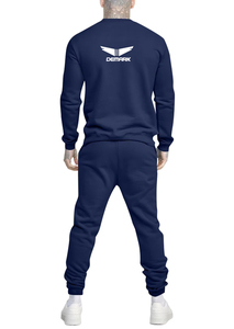 Conception personnalisée O cou survêtement hommes survêtement personnalisé OEM fabricant de haute qualité hommes en gros logo personnalisé survêtement - Product Image 3