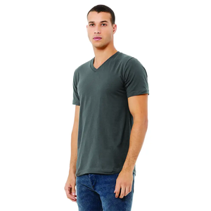 T-shirts pour hommes en soie/coton de qualité supérieure, col rond, manches courtes, coupe ample, dernier design, séchage rapide, caractéristiques écologiques, meilleur prix - Product Image 2