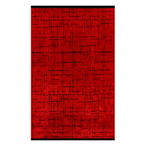 Tapis lavable en machine Netline Home NT201 ROUGE en chenille douce - Product Image 1