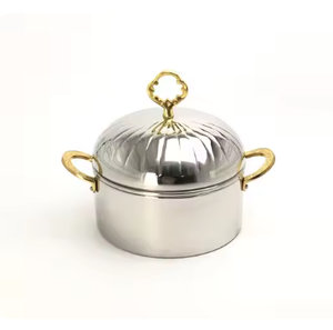 Décoration de cuisine en métal pour fêtes de mariage, meilleure qualité, marmites uniques martelées - Product Image 2