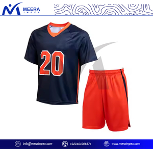 Top qualité hommes crosse uniforme Kit Logo personnalisé séchage rapide respirant maillot Shorts équipe Club vêtements de sport Match entraînement - Product Image 2