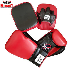 Laceup Boxing <b>Gloves</b> Made in Pakistan Custom Logo High Quality Punching Boxing <b>Gloves</b> by Elegant Sports - Product Image 4