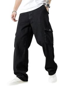 Wholesale <b>Black</b> Cargo Baggy <b>Pants</b> Streetwear Customized All <b>Work</b> Wear Trousers <b>Pants</b> Workwear Cargo <b>Work</b> <b>Pants</b> Men's - Product Image 6