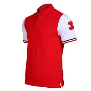 T-shirt uni en coton et polyester pour hommes Polo haute qualité en polyester pour hommes Polo promotionnel - Product Image 1