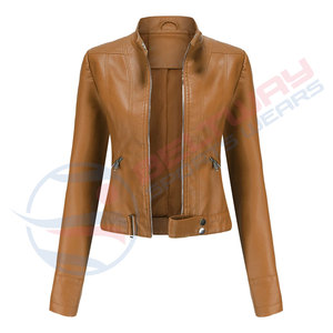 OEM de alta calidad de las mujeres de moda chaquetas de cuero lavado profesional de la fábrica hecha en Pakistán Beltway Sports - Product Image 6