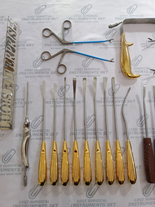 Ensemble d'instruments de lifting facial endoscopique de qualité supérieure |   Instruments de chirurgie plastique faciale en acier inoxydable allemand |   Ensemble de lifting des sourcils certifié CE - Product Image 2
