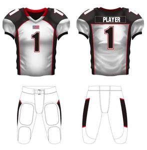 Ensembles de maillots d'université de sublimation respirants d'uniformes de football américain personnalisés Maillots de football américain personnalisés - Product Image 5