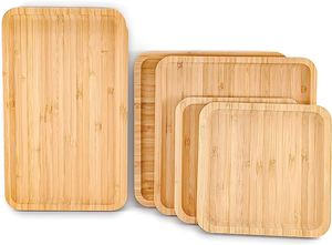 ถาดไม้แบบใช้แล้วทิ้งสำหรับบาร์และร้านอาหารถาดเสิร์ฟแบบทำมือออกแบบได้ตามต้องการ - Product Image 2