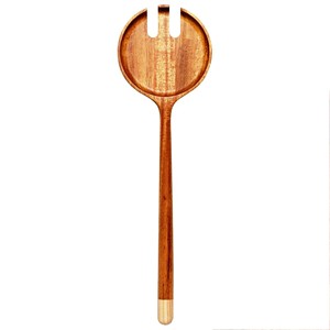 Accesorios para Manualidades, Juego de Servidores de Ensalada de Acacia, Ecológico, Apto para Lavavajillas, Utensilios para Ensalada, Cocina, Hecho en India - Product Image 6