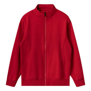 Wholesale Custom Printed <b>Men</b> Heavyweight Silver Fox Fleece Zip <b>Hoodie</b> Autumn Winter Thermal Full-Zip <b>Work</b> Jacket Embroidered - Product Image 3