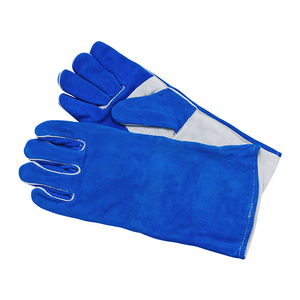 Guantes de soldadura de cuero duraderos para hombres-Protección de manos ignífuga a precios asequibles - Product Image 4