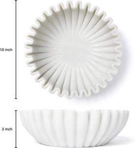 Bol décoratif noir moderne pour centre de table Décoration intérieure élégante Accent Bol à fruits Affichage contemporain pour le salon - Product Image 4