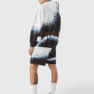 ชุดเซ็ตเสื้อฮู้ดดี้และกางเกงขาสั้นผ้าฝ้าย 100% น้ำหนักเบาสำหรับผู้ชาย เหมาะสำหรับฤดูหนาว สีสันปรับแต่งได้ ระบายอากาศ แห้งเร็ว คุณภาพสูง ราคาถูก - Product Image 6