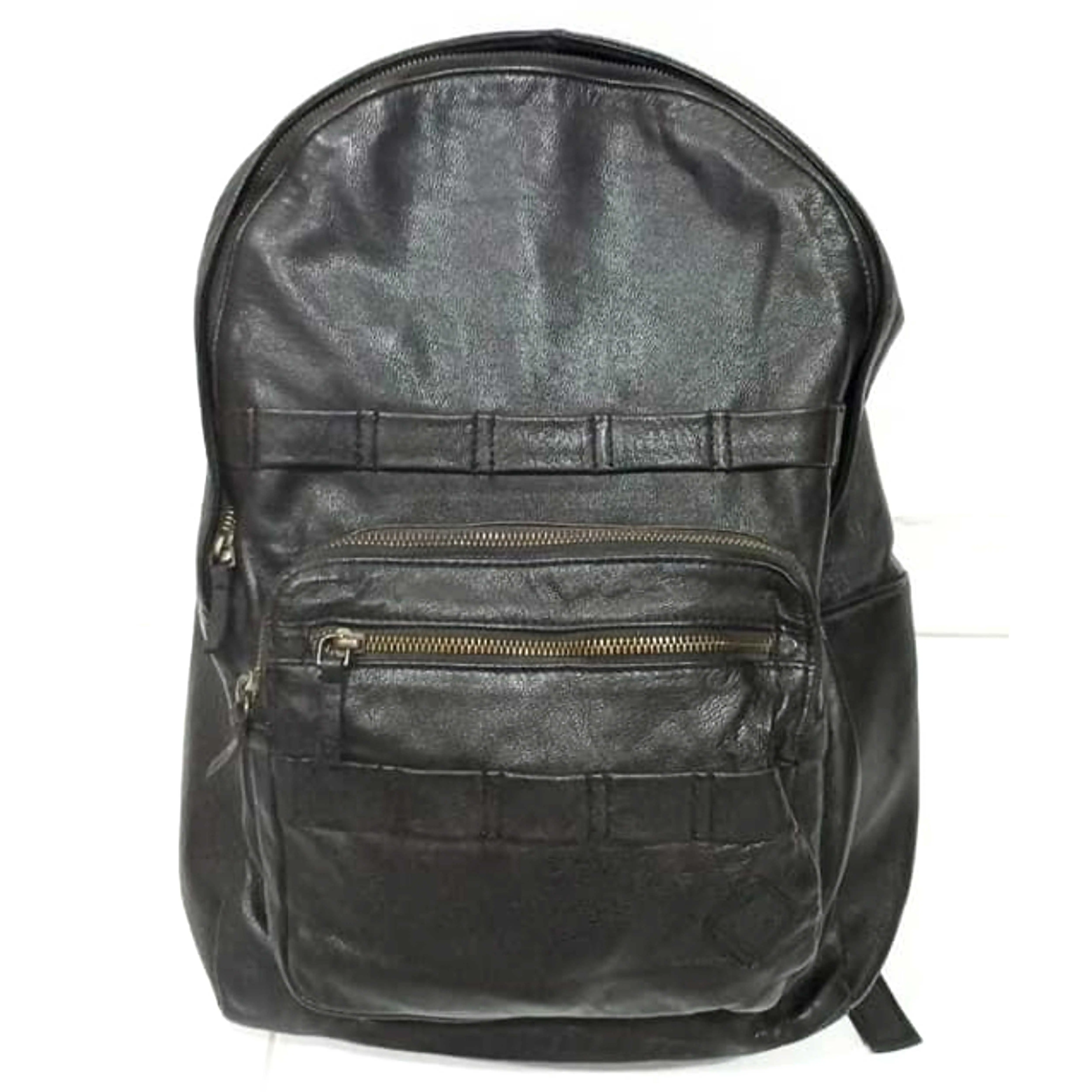 Wholesale Factory Made PU Leather Handmade Personalized School/College Bag for Men/Women for outdoor